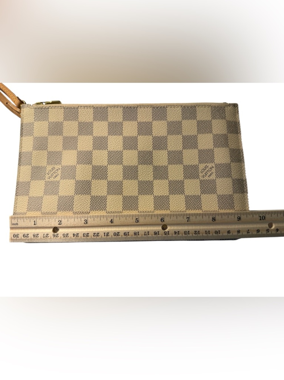 Louis Vuitton Damier Azur Pouchette Clutch Wristlet - Picture 14 of 16